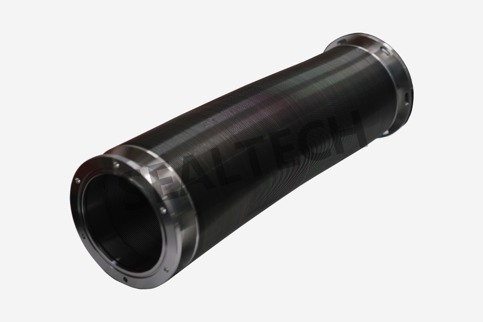 Welded bellows for photovoltaic equipment